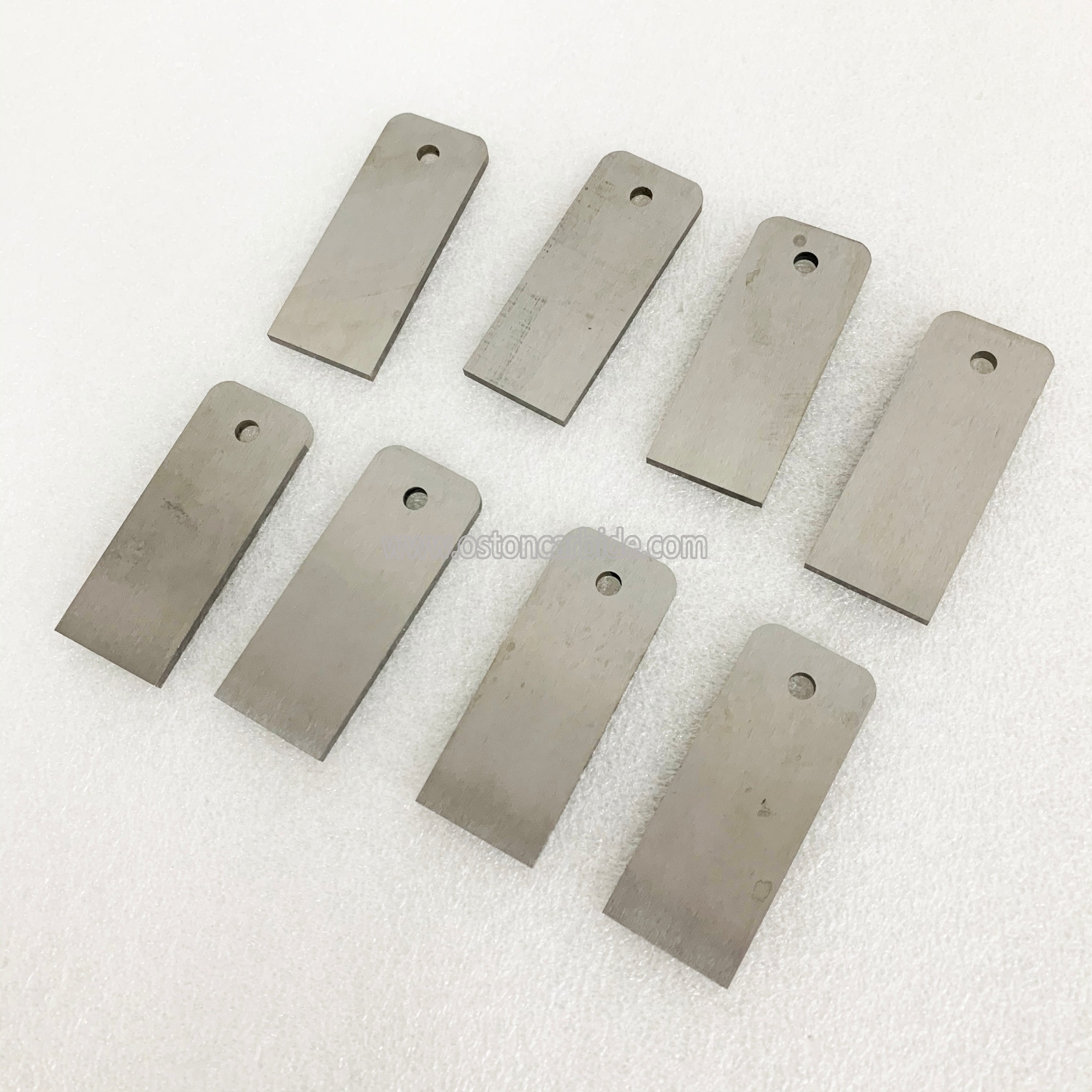 Tungsten Carbide Rectangular Plates With Shaft Holes 1