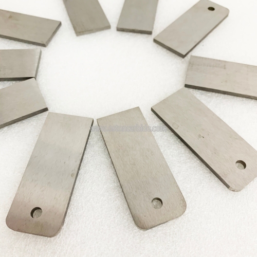 Tungsten Carbide Rectangular Plates With Shaft Holes 1