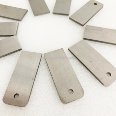 Tungsten Carbide Rectangular Plates With Shaft Hol...