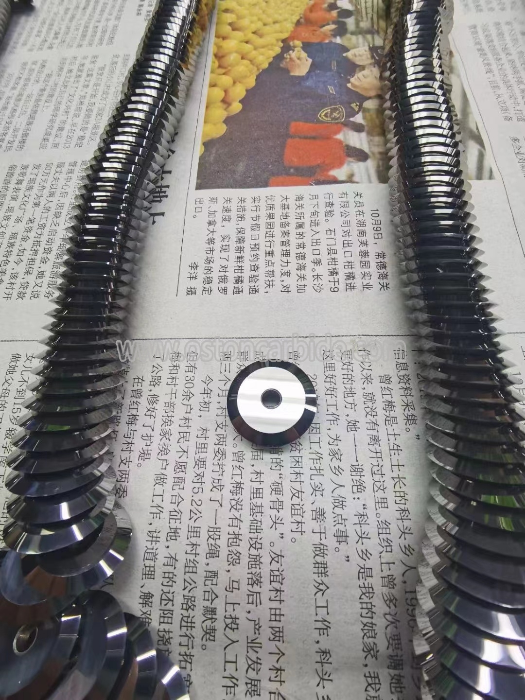 cemented carbide optical fiber cutting blades