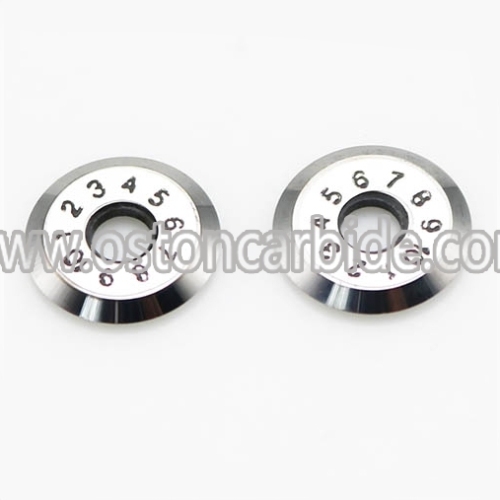Φ20*Φ4*2mm Cemented Carbide Optical Fiber Cutting Blades Supplier