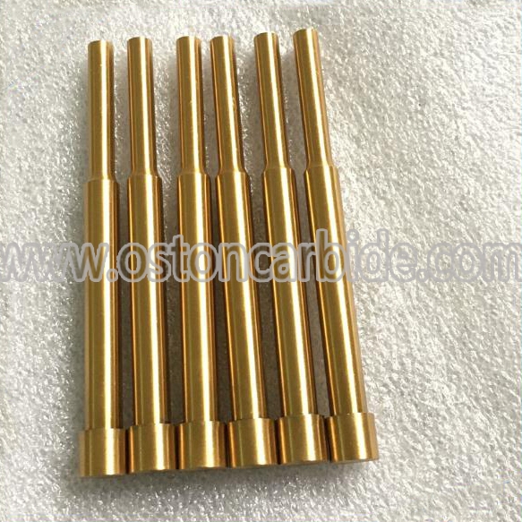 Tungsten carbide punches for perforation die