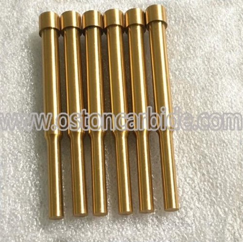 Tin Coating Tungsten carbide punches for microdrilling process onto 0.5mm thickness stainless steel