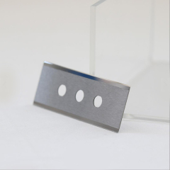 Tungsten carbide textile machine knife with 3 holes,Tungsten Carbide Industrial Razor blades