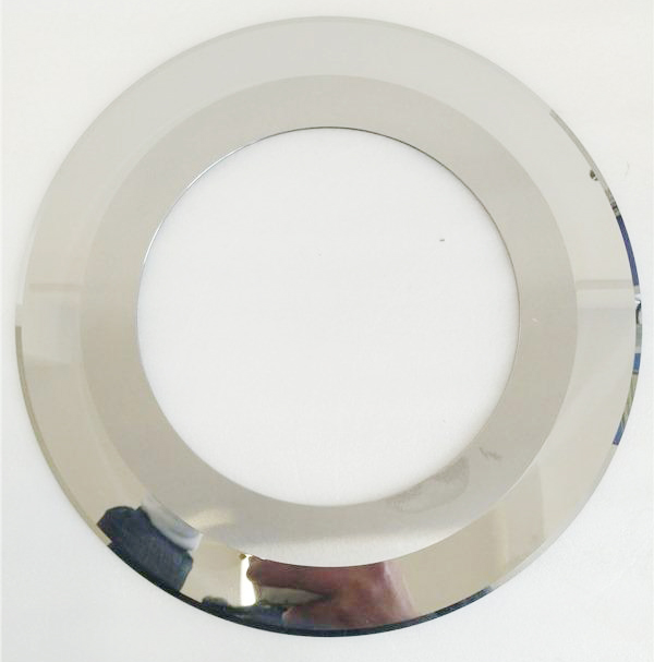 Φ270*Φ140*1.3mm Single Bevelled Tungsten Carbide Upper Slitter knife for Tissue Cutting Machine