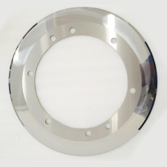 Φ230*Φ110*1.1mm YG13X 0.4-0.6um Sub-micro Grain Mirror Polished Cemented Carbide Circular Blades for Paper Slitting