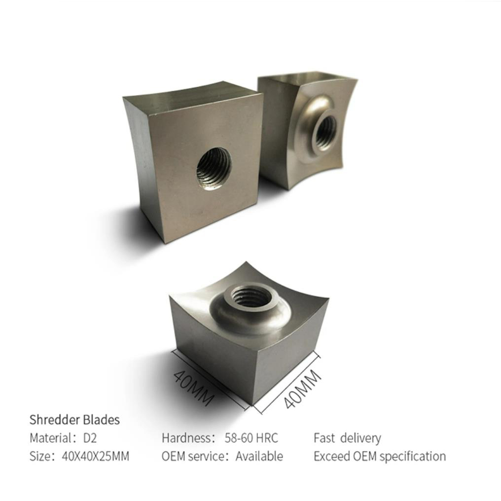 D2/DC53 Shredder Blade for Crushing Machine Made in China