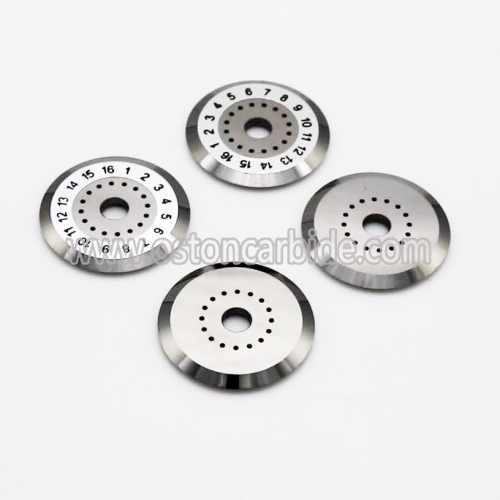 Φ20*Φ4*2mm Cemented Carbide Optical Fiber Cutting Blades Supplier