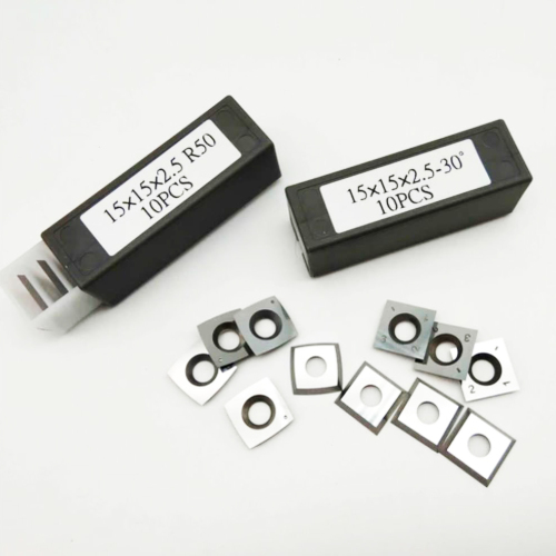 K20 Grade 15x15x2.5mm Four Sided Square Carbide Inserts for Woodworking Cutters