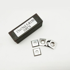 K20 Grade 15x15x2.5mm Four Sided Square Carbide Inserts for Woodworking Cutters