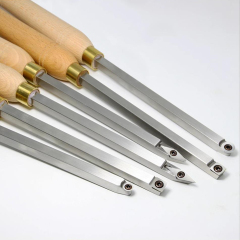 Wood Handle Square Shank Wood Turning Tools with P...