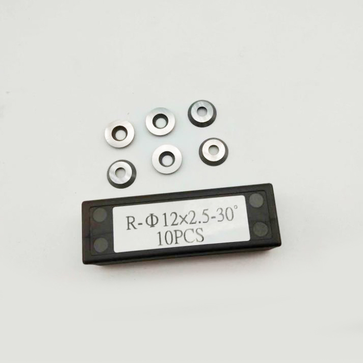 Dia12*2.5mm-30 deg Round Carbide woodworking Insert for Wood Lathe Turning tools