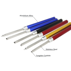 Aluminium Alloy Square Arbor Woodturning Tool Sets with Carbide Cutters