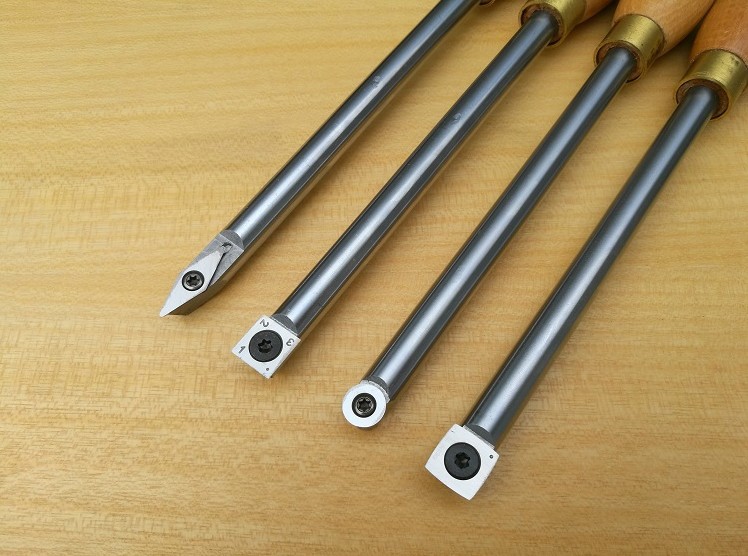 Wood Handle Round Shank Woodworking Tools with Original Carbide Cutters