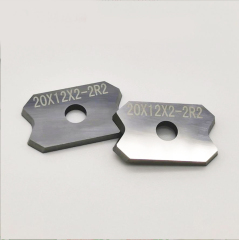 Tungsten carbide grooving and profiling inserts fo...