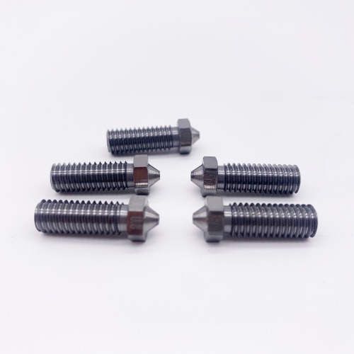 K20 Original Material 0.8mm Volcano Tungsten Carbide 3D Printing Nozzles for 1.75mm Filament