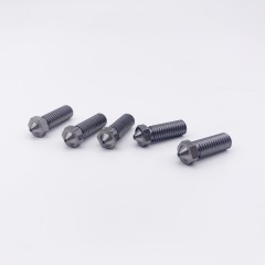 K20 Original Material 0.8mm Volcano Tungsten Carbide 3D Printing Nozzles for 1.75mm Filament
