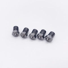 Non-Clogging and Burr Free Tungsten Alloy 3D V6 Nozzle for CR10/Ender 3/Anycubic i3 Mega/Prusa i3