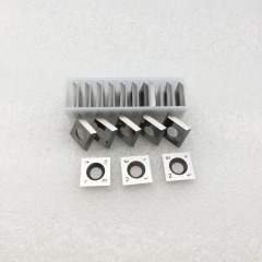 14x14x2mm Tungsten Carbide Reversible Blades for Wood Jointer Helical Spiral Cutterhead