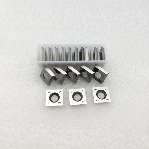 14x14x2mm Tungsten Carbide Reversible Blades for Wood Jointer Helical Spiral Cutterhead