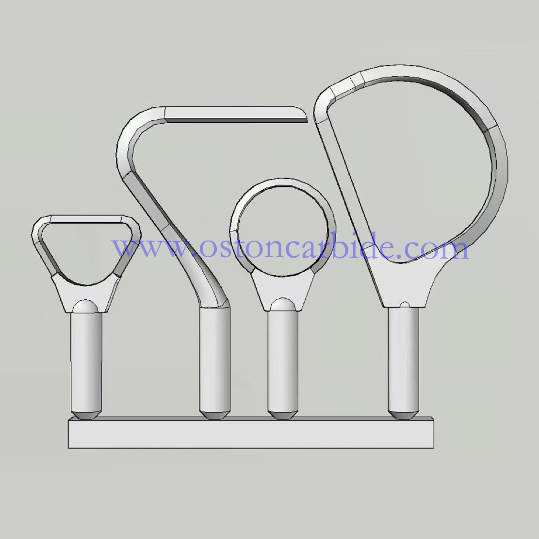 Tungsten Carbide Hard Metal Ceramic Trimming Tools with Sharp Cutting Edge