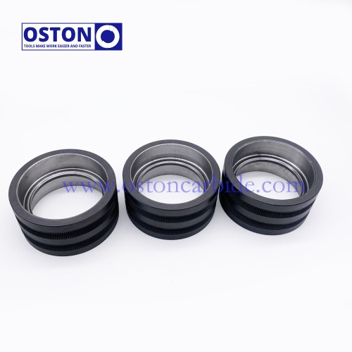 Φ 72*37*Φ 52mm HRC60-HRC62 SKD11 / D2 Tool Steel Alloy Wire Transport Rolls, Tungsten Carbide Measuring Wheels.