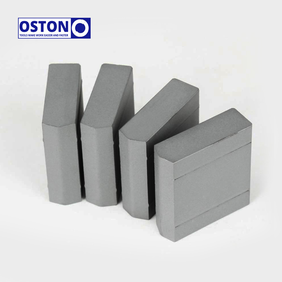 Trapezoid Sintered Tungsten Carbide Inserts Replacement Tips for Snow Plow Blades