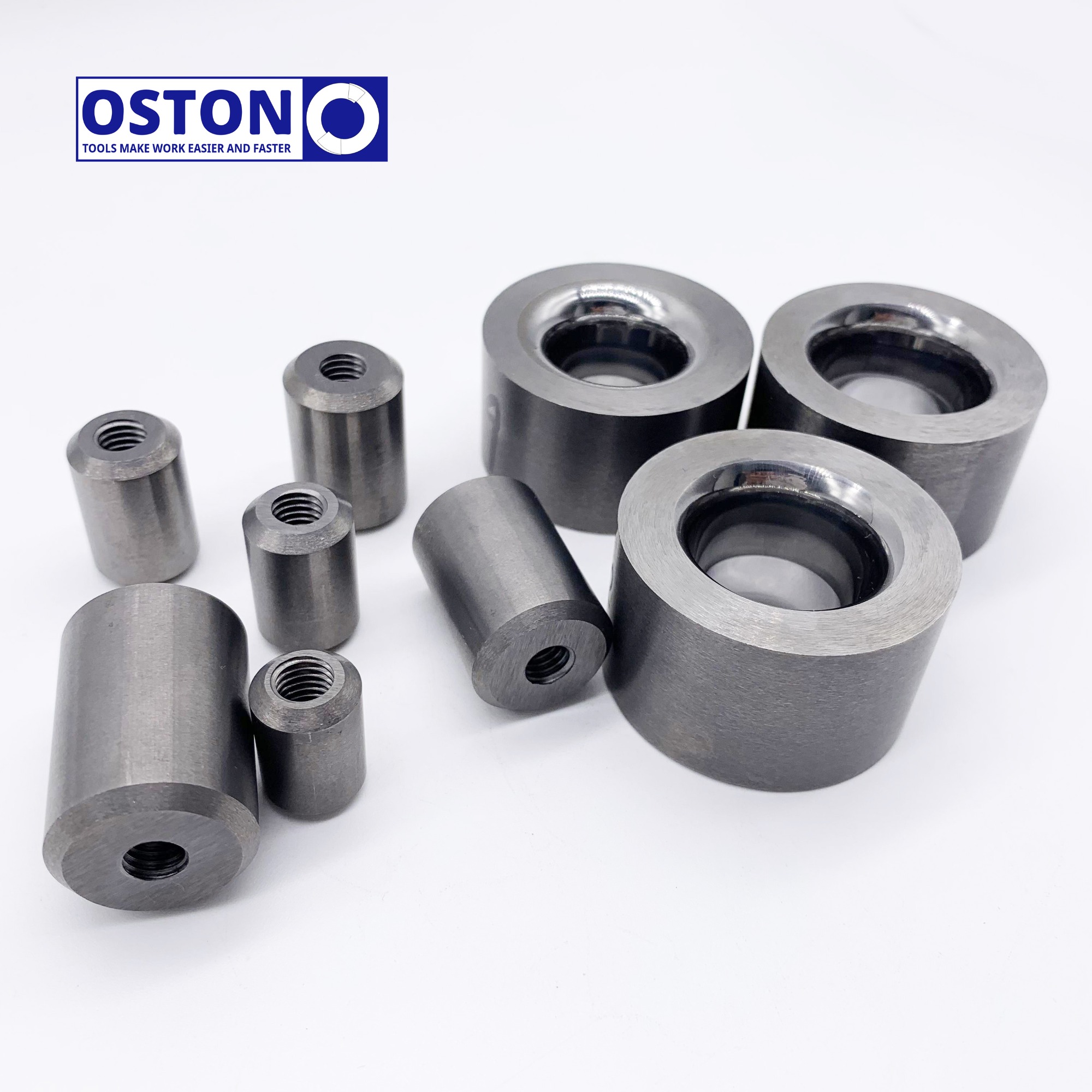 Tungsten carbide dies and plugs