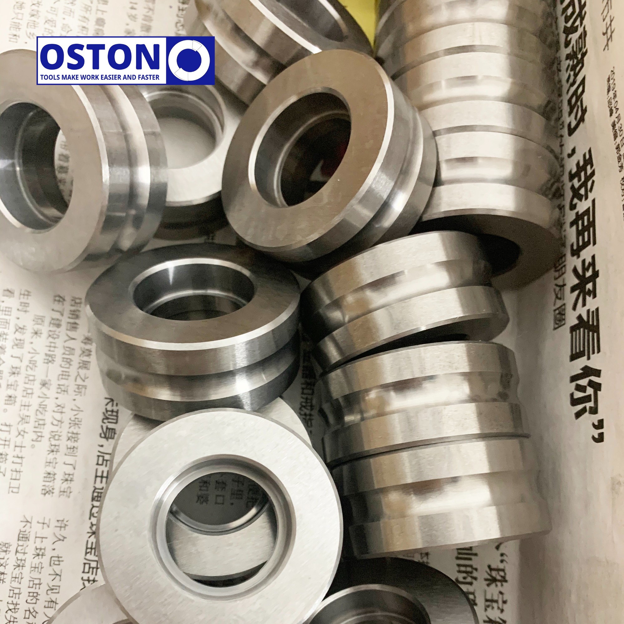 YG20 D115*d80*30mm Solid Tungsten carbide tube mill rolls for Steel Plant