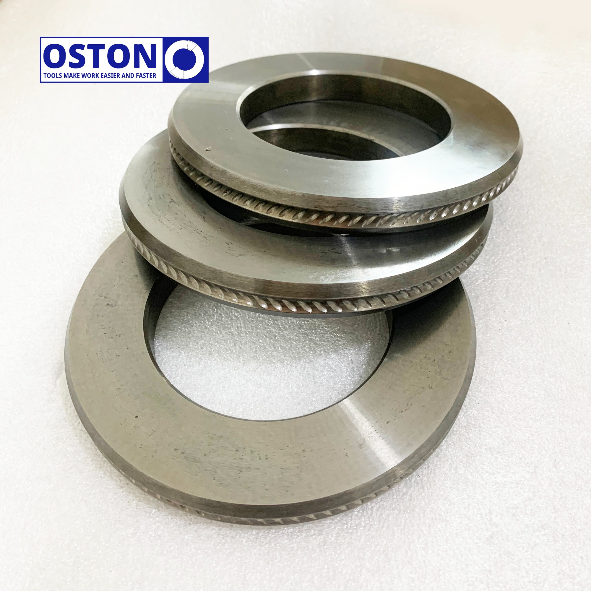 YG15 140x90x15mm RT2 Original Material Solid Carbide Knurling Roller For Cold Rolling Mills 