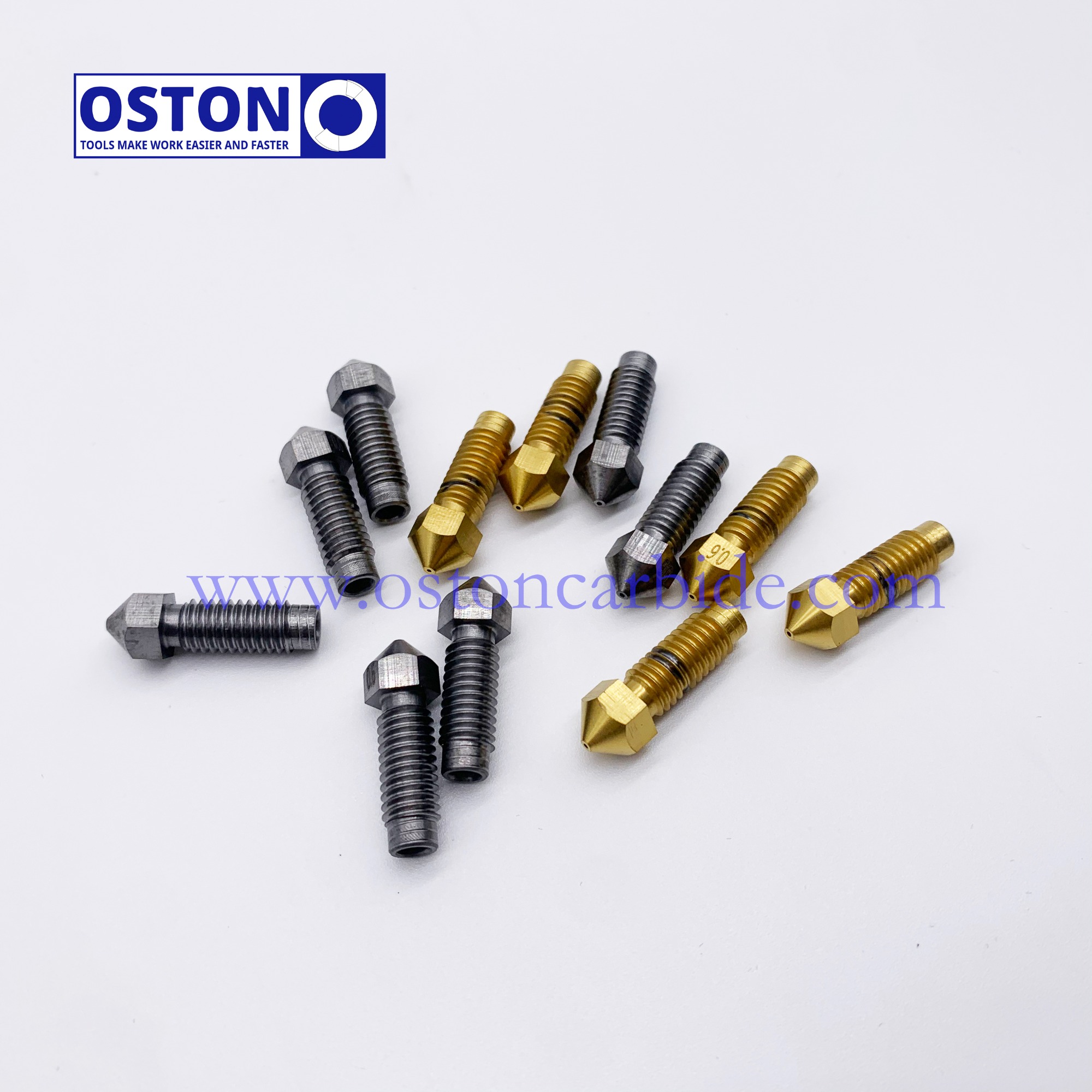 Customized Unibody Tungsten Carbide 3D Nozzles with Tic Coating According To Client's Drawing