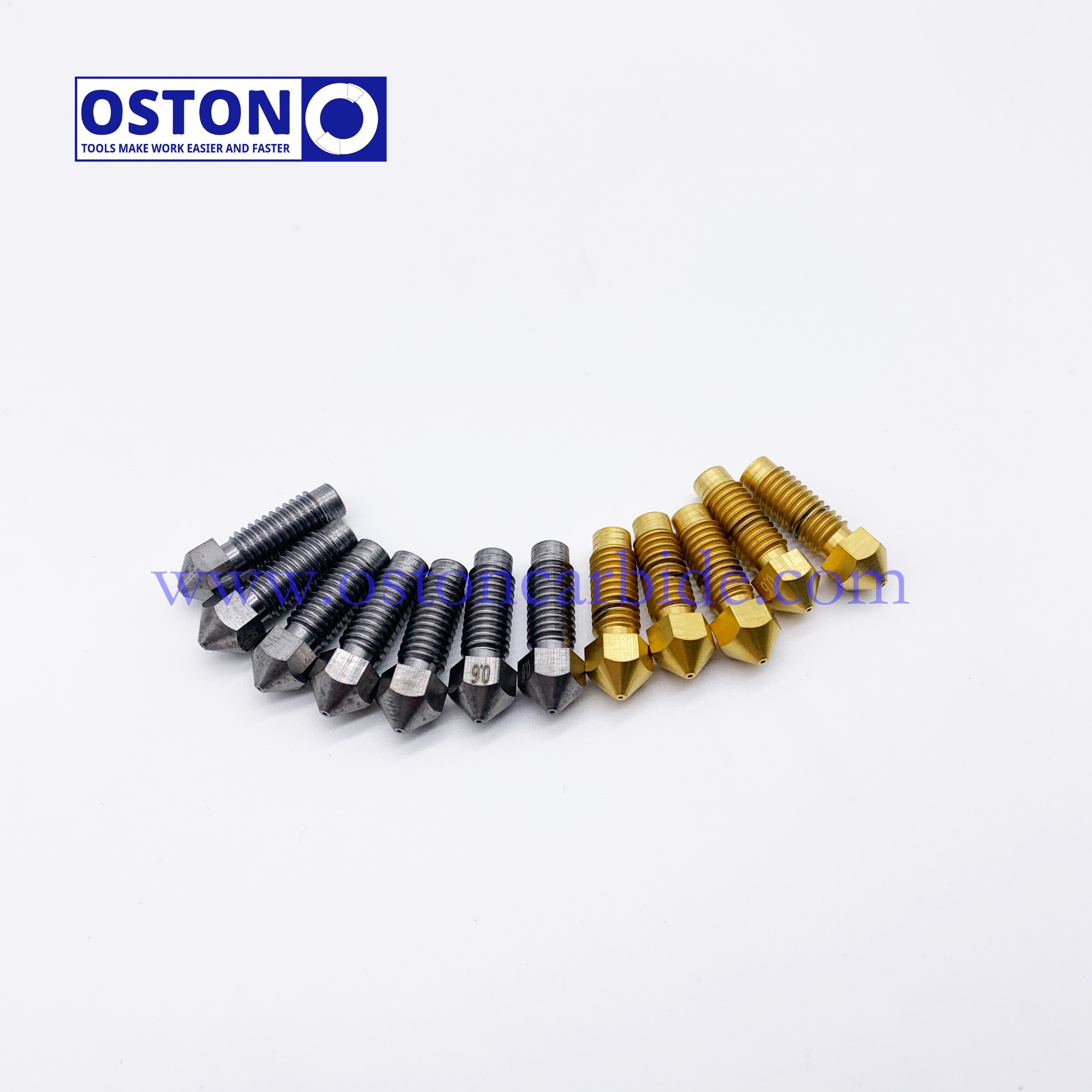 Customized Unibody Tungsten Carbide 3D Nozzles with Tic CoatingAccording To Client's Drawing