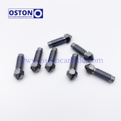 Customized Unibody Tungsten Carbide 3D Nozzles with Tic Coating According To Client's Drawing