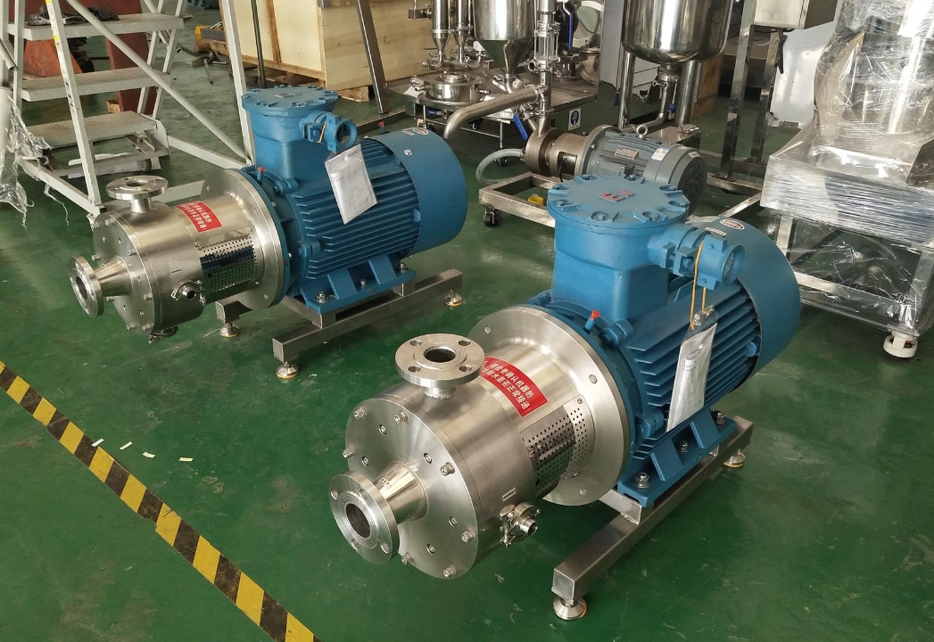 tungsten carbide for homogenizing pump