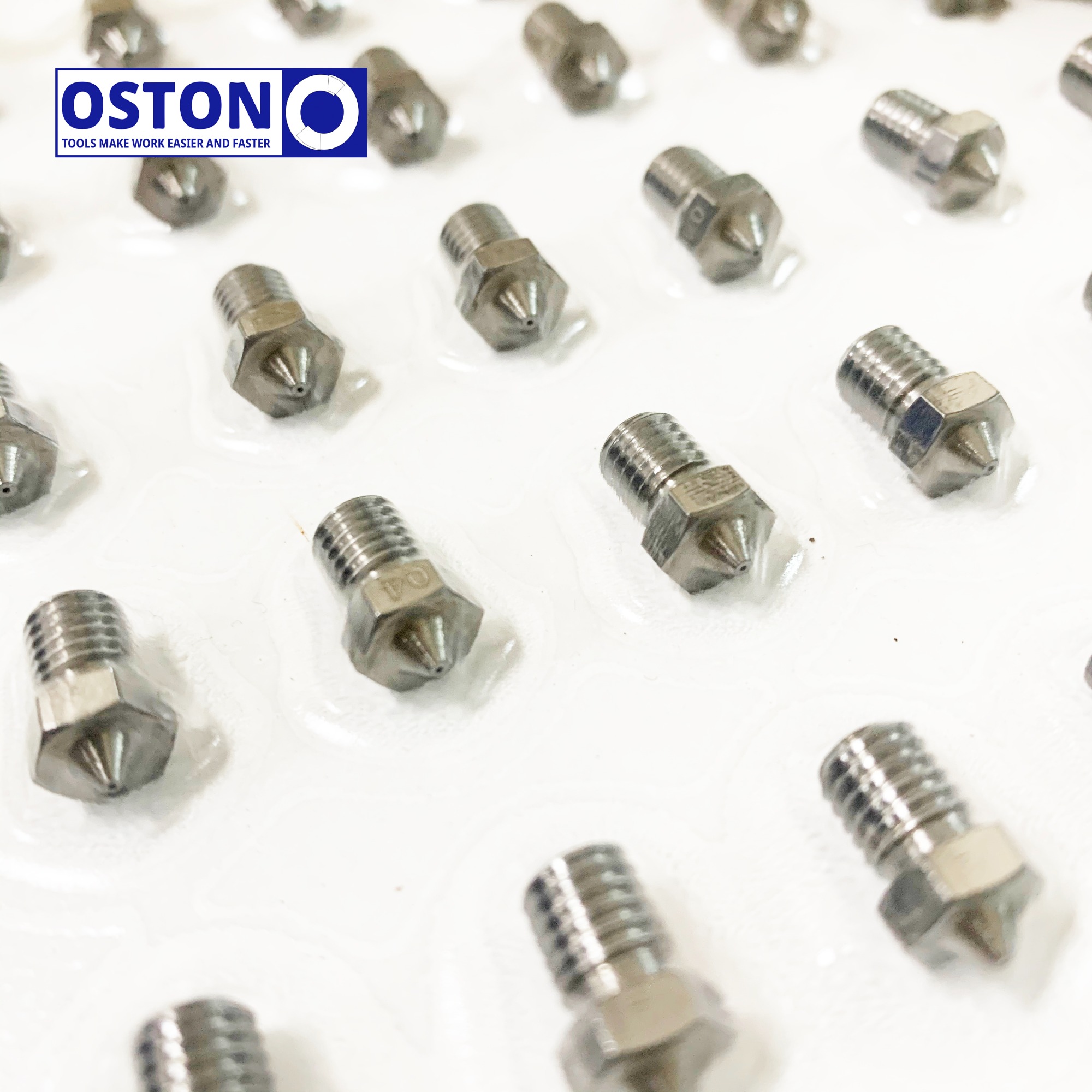 0.4mm Diameter Tungsten Carbide 3D Printer V6 Extruder Nozzle with stock in warehouse