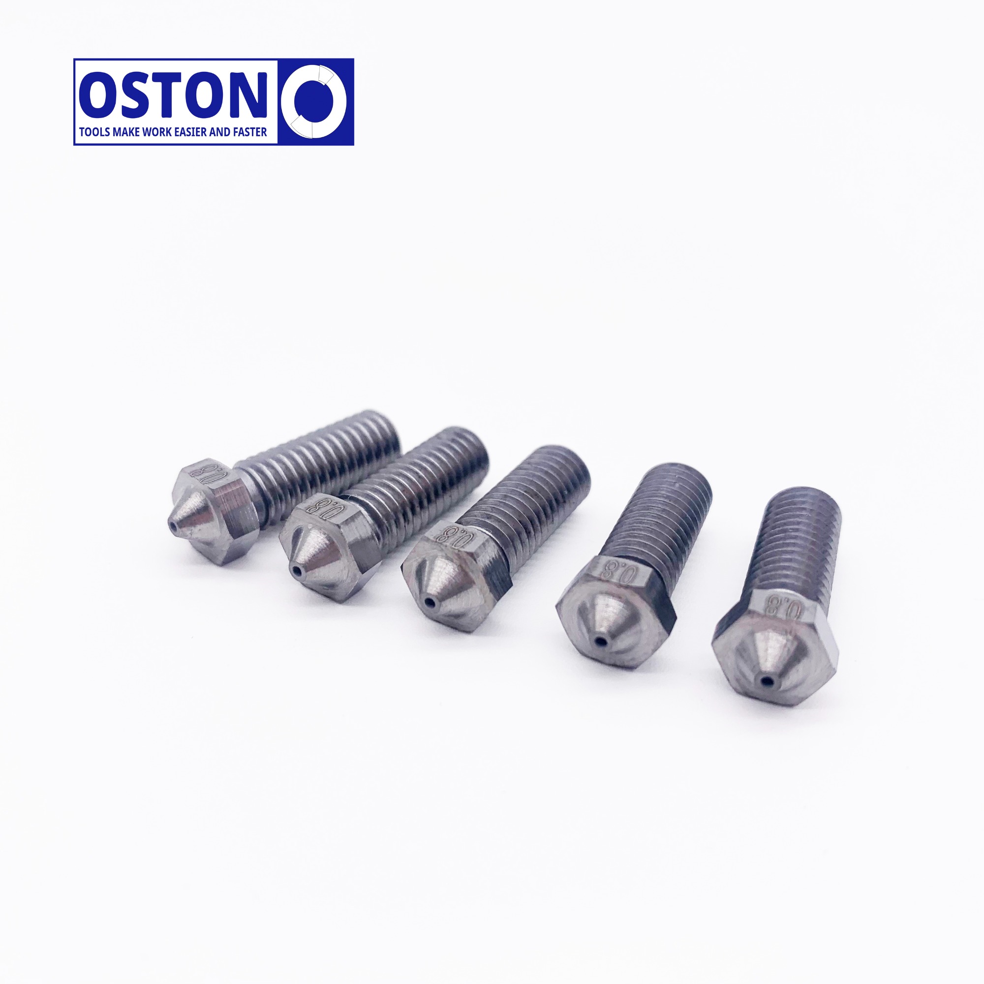 Factory Supplying Full Orifice Dimension Tungsten Carbide Extruder Nozzle for 3D Printer