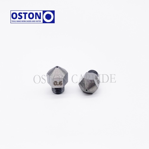 Tungsten 3D Printer MK8 Extruder Nozzle, 0.4/0.6/0.8mm Orifice Diameter