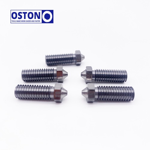 Factory Supplying Full Orifice Dimension Tungsten Carbide Extruder Nozzle for 3D Printer