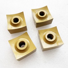 Titanium Coated TUNGSTEN CARBIDE/D2/DC53 Concave Cutters for Vecoplan Shredders