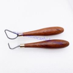 Pear/Hook Shape Tungsten Carbide Loop Style Pottery Carving Tools