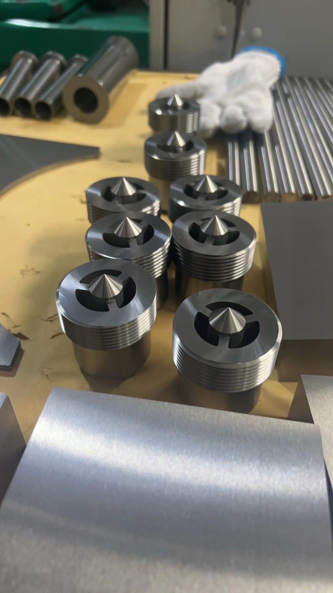 tungsten carbide valve cores