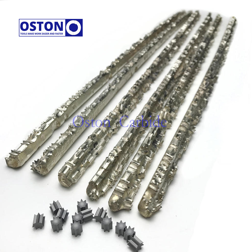 Tungsten Carbide Wear Inserts for Downhole Tool Dressing 