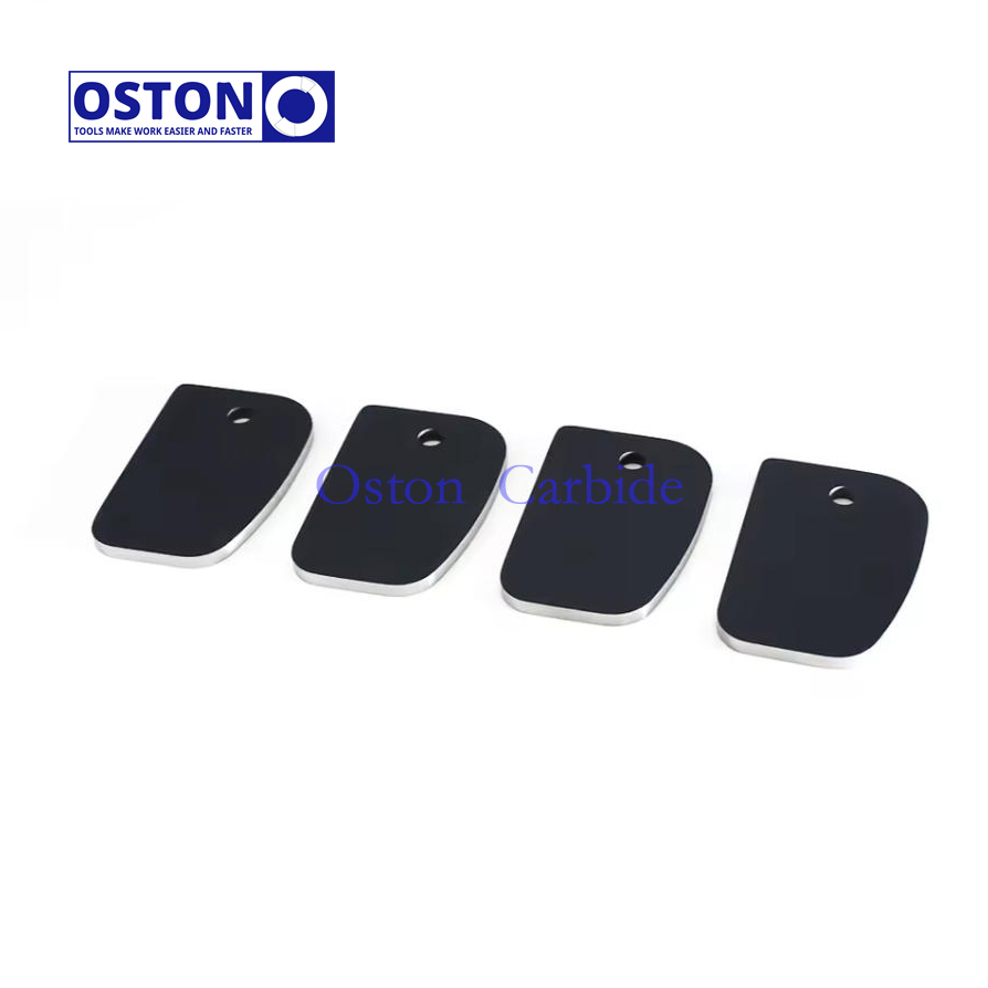 42.2×28×3-∮4.4mm MOKA Tungsten Carbide Deburring and Dust Removal Blades for Automotive Detailing,Spot Repair Scraper for Removing Car Paint Imperfections