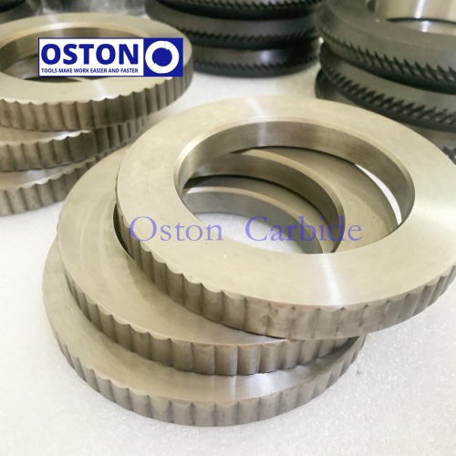 G20/G30 Grade D128*d84*15mm Tungsten Carbide Wire Transport Rolls With Teeth