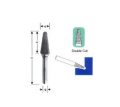 Carbide Burrs-Taper Shape(Radius End)Double Cut