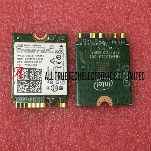 Intel Dual Band Wireless-AC 3165,3165NGW,3165.NGWG(MM#940106)