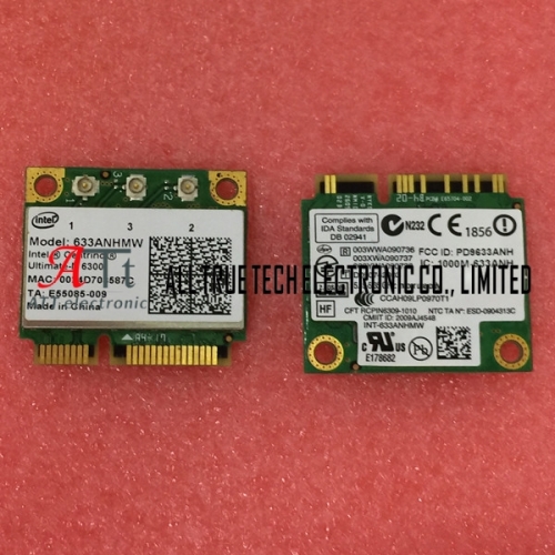 Intel Centrino Ultimate-N 6300 633ANHMW 450Mbp Wireless WIFI Half Mini-PCI-e Card Network card