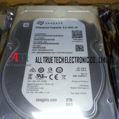 Seagate ST2000NM0045 3.5'' HDD 2TB 7200 RPM 512n SAS 12Gb/s 128MB Cache Internal Hard Drive