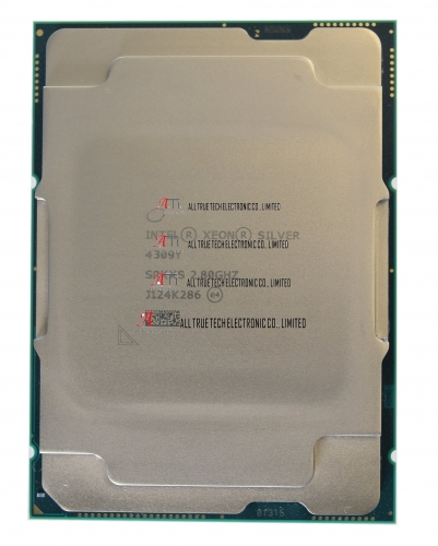 Brand New Original INTEL XEON SILVER 8 CORE PROCESSOR 4309Y 2.80GHZ BASE / 3.60GHZ MAX 12MB CACHE TDP 105W FCLGA4189