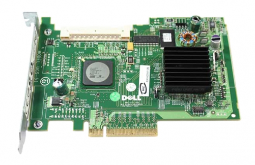 HN359 Dell PERC 5/i 256MB Cache Dual Channel SAS 3Gbps PCI Express 1.0 x8 Integrated RAID 0/1/5/10/50 Controller Card